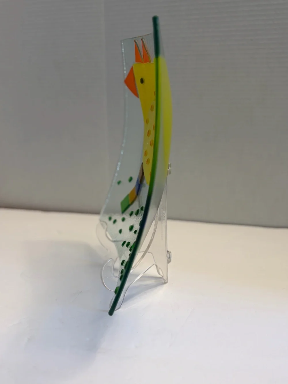 Whimsical Foreside Home & Garden Fused Slumped Glass 10